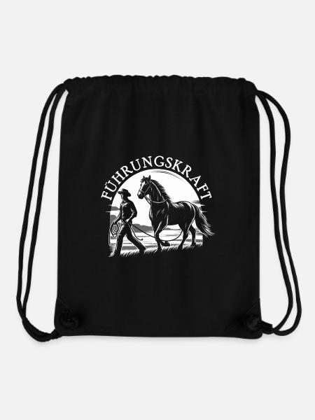Führungskraft Pferd Reiten Geschenkidee Lustig - Stanley/Stella recycelter Gym Bag - Schwarz