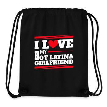 Couples Love Heart Friend Gift Idea Relationship - Stanley/Stella Recycled Gym Bag - black - Front