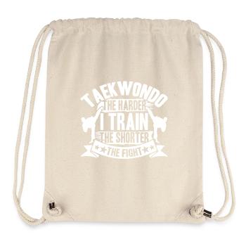Taekwondo The Harder I Train The Shorter The Fight - Stanley/Stella Recycled Gym Bag - natural - Front
