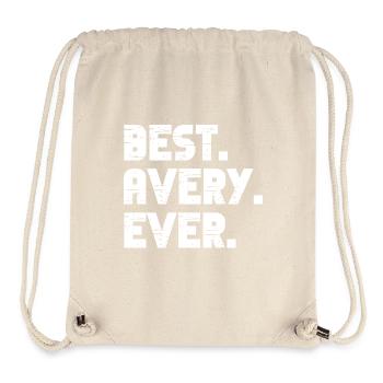 Best Avery Ever Retro Gift Saying Birthday - Stanley/Stella Recycled Gym Bag - natural - Front