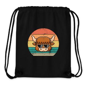 Büffel Rind Ochsen - Stanley/Stella recycelter Gym Bag - Schwarz - Vorne