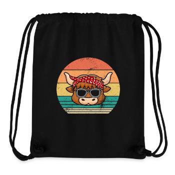 Büffel Rind Ochsen - Stanley/Stella recycelter Gym Bag - Schwarz - Vorne