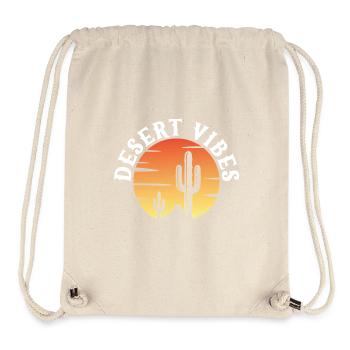 Wüsten-Vibes - Stanley/Stella recycelter Gym Bag - Naturweiß - Vorne