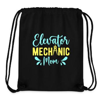 Elevator Mechanic - Elevator Mechanic Mom - Stanley/Stella Recycled Gym Bag - black - Front