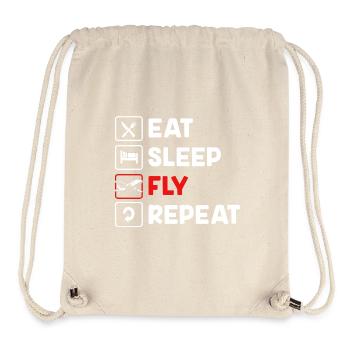 Air traffic controller - Stanley/Stella Recycled Gym Bag - natural - Front