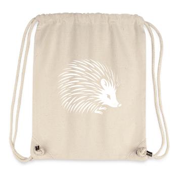 Porc-épic - Sac à cordon recyclé Stanley/Stella - blanc naturel - Devant