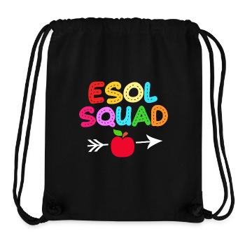 Englischlehrerin Englisch Lehrer - Stanley/Stella recycelter Gym Bag - Schwarz - Vorne