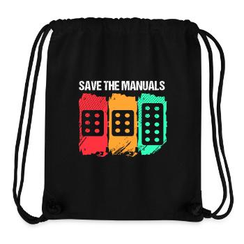 Autofahrer - Stanley/Stella recycelter Gym Bag - Schwarz - Vorne