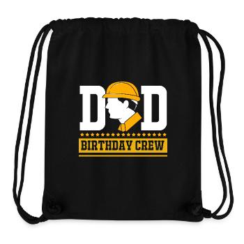 Children's birthday party construction site - Stanley/Stella Recycled Gym Bag - black - Front