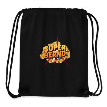 Bernd - Sac à cordon recyclé Stanley/Stella - noir - Devant