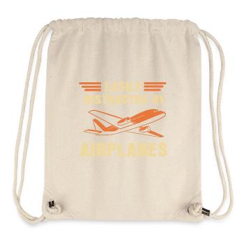 Air traffic controller - Stanley/Stella Recycled Gym Bag - natural - Front