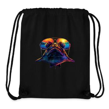 Stachelrochen - Stanley/Stella recycelter Gym Bag - Schwarz - Vorne
