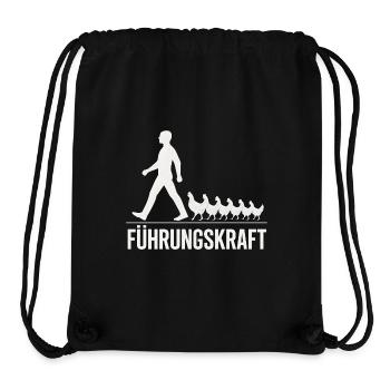 Führungskraft Hühner Landwirt Bauer Geschenkidee - Stanley/Stella recycelter Gym Bag - Schwarz - Vorne