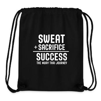 Sweat Sacrifice Success the muay thai journey - Stanley/Stella Recycled Gym Bag - black - Front