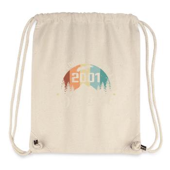 2001 Original Vintage Anniversary Gift 2001 - Stanley/Stella Recycled Gym Bag - natural - Front