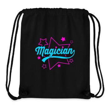 Zauberer - Stanley/Stella recycelter Gym Bag - Schwarz - Vorne