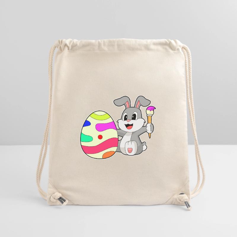Bunny Easter Easter Egg Painting Stanley/Stella Recycled Gym Bag