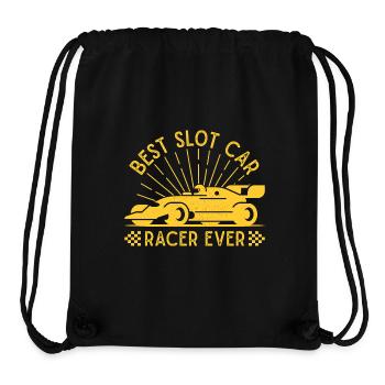 Best Slot Car Racer Ever Slot Car Gift - Stanley/Stella Recycled Gym Bag - black - Front