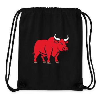 Bull - Stanley/Stella Recycled Gym Bag - black - Front