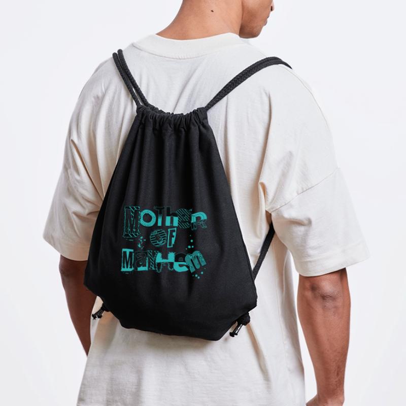Mutter Des Chaos Wilde Mutterschaft Mama Von Mädchen Junge Stanley/Stella recycelter Gym Bag