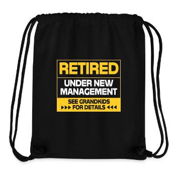 Krankenschwester Rente - Stanley/Stella recycelter Gym Bag - Schwarz - Vorne