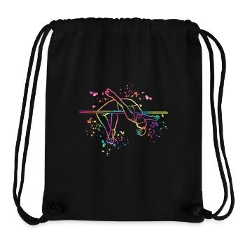 Hochspringer Wasserfarben Hochsprung - Stanley/Stella recycelter Gym Bag - Schwarz - Vorne