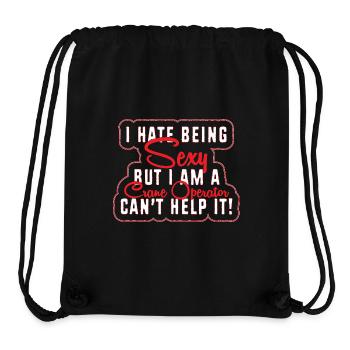 Crane operator crane - Stanley/Stella Recycled Gym Bag - black - Front