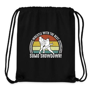 Wrestle with the best Sumo Showdown - Stanley/Stella Recycled Gym Bag - black - Front