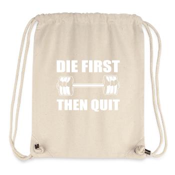 Fitness Fitnesstrainer Fitnessstudio - Stanley/Stella recycelter Gym Bag - Naturweiß - Vorne