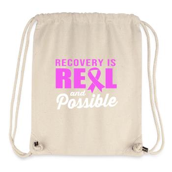 Drogenfrei Sucht Süchtig - Stanley/Stella recycelter Gym Bag - Naturweiß - Vorne
