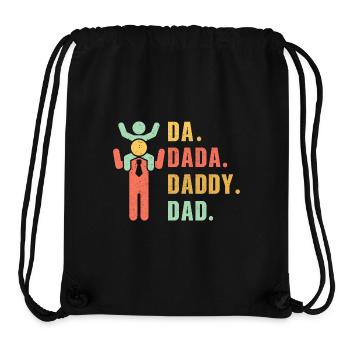 Daddy Dada Dad - Stanley/Stella Recycled Gym Bag - black - Front