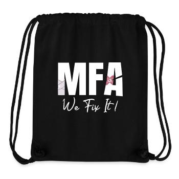 Arzthelferin We Fix It MFA - Stanley/Stella recycelter Gym Bag - Schwarz - Vorne