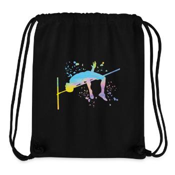 Hochspringer Wasserfarben Hochsprung - Stanley/Stella recycelter Gym Bag - Schwarz - Vorne