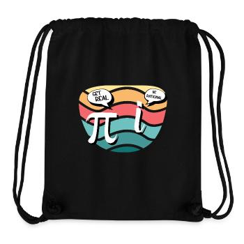 Mathe Humor Pi vs. imaginäre Zahl - Stanley/Stella recycelter Gym Bag - Schwarz - Vorne