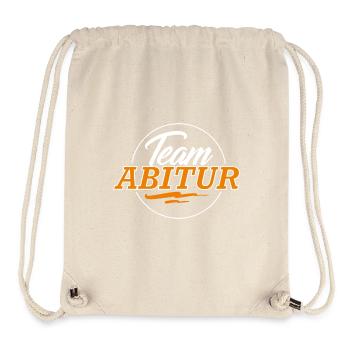 Team Abitur - Stanley/Stella recycelter Gym Bag - Naturweiß - Vorne