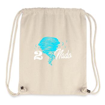 Tornado Birthday Children's Birthday Party - Stanley/Stella Recycled Gym Bag - natural - Front