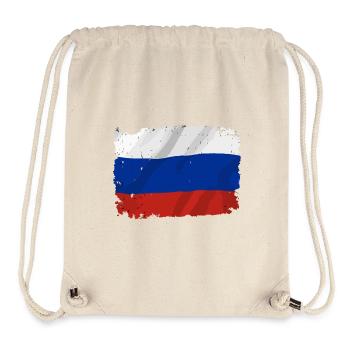 Russia Flag Flag Russian Federation - Stanley/Stella Recycled Gym Bag - natural - Front
