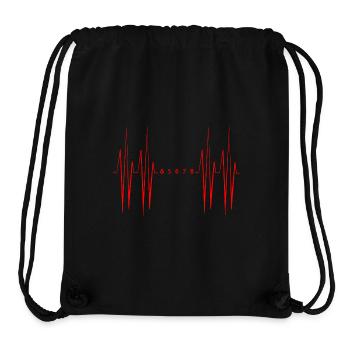 Chorégraphe Professeur de danse - Sac à cordon recyclé Stanley/Stella - noir - Devant