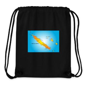 Neukaledonien - Stanley/Stella recycelter Gym Bag - Schwarz - Vorne