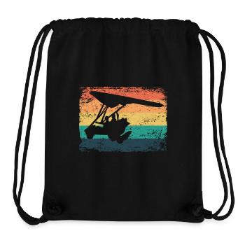 Paratrike Motor-hängegleiter Deltatrike - Stanley/Stella recycelter Gym Bag - Schwarz - Vorne