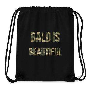 Soldier Bald Gift Idea Bald Is Beautiful - Stanley/Stella Recycled Gym Bag - black - Front