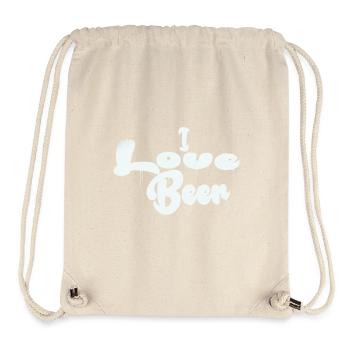 I love beer - Stanley/Stella Recycled Gym Bag - natural - Front