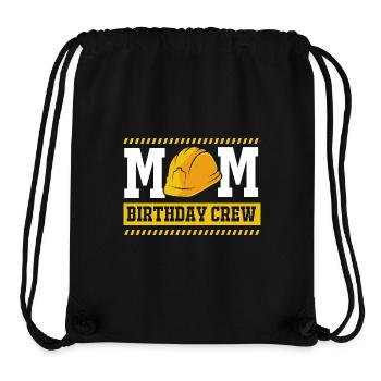 Children's birthday party construction site - Stanley/Stella Recycled Gym Bag - black - Front