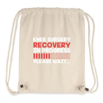 Knie Operation - Stanley/Stella recycelter Gym Bag - Naturweiß - Vorne