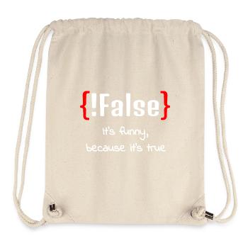 IT Informatik Informatiker Computerarbeit Geschenk - Stanley/Stella recycelter Gym Bag - Naturweiß - Vorne