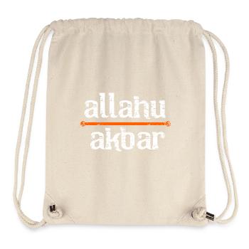 Muslim - Stanley/Stella recycelter Gym Bag - Naturweiß - Vorne