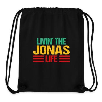 Jonas - Stanley/Stella recycelter Gym Bag - Schwarz - Vorne