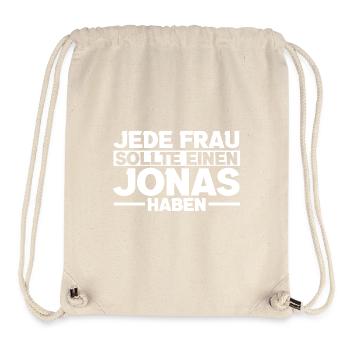 Jonas - Stanley/Stella recycelter Gym Bag - Naturweiß - Vorne