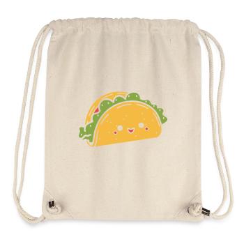 Tacos - Stanley/Stella recycelter Gym Bag - Naturweiß - Vorne