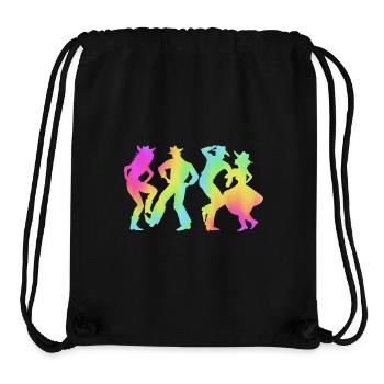 Square Dance - Stanley/Stella Recycled Gym Bag - black - Front